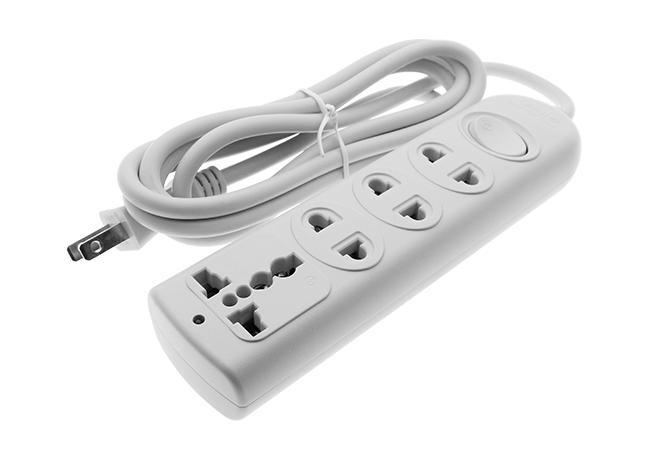 Extension Cord Set with Universal Outlet & Switch 10A - WER-103-PK – Omni  Philippines Online Store