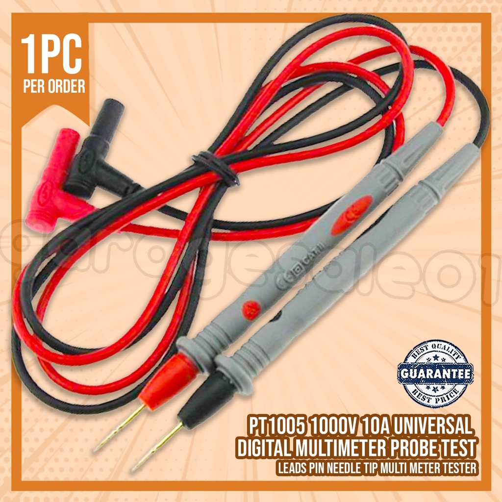hot sell ⚡PT1005 1000V 10A Universal Digital Multimeter Probe Test ...