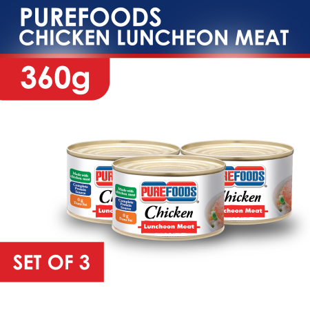 Purefoods Chicken Luncheon Meat  Set of 3