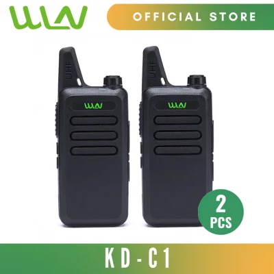 WLN KD-C1 5W 16 Channel UHF 400-470MHz Two-Way Walkie Talkie Radio- SET OF 2