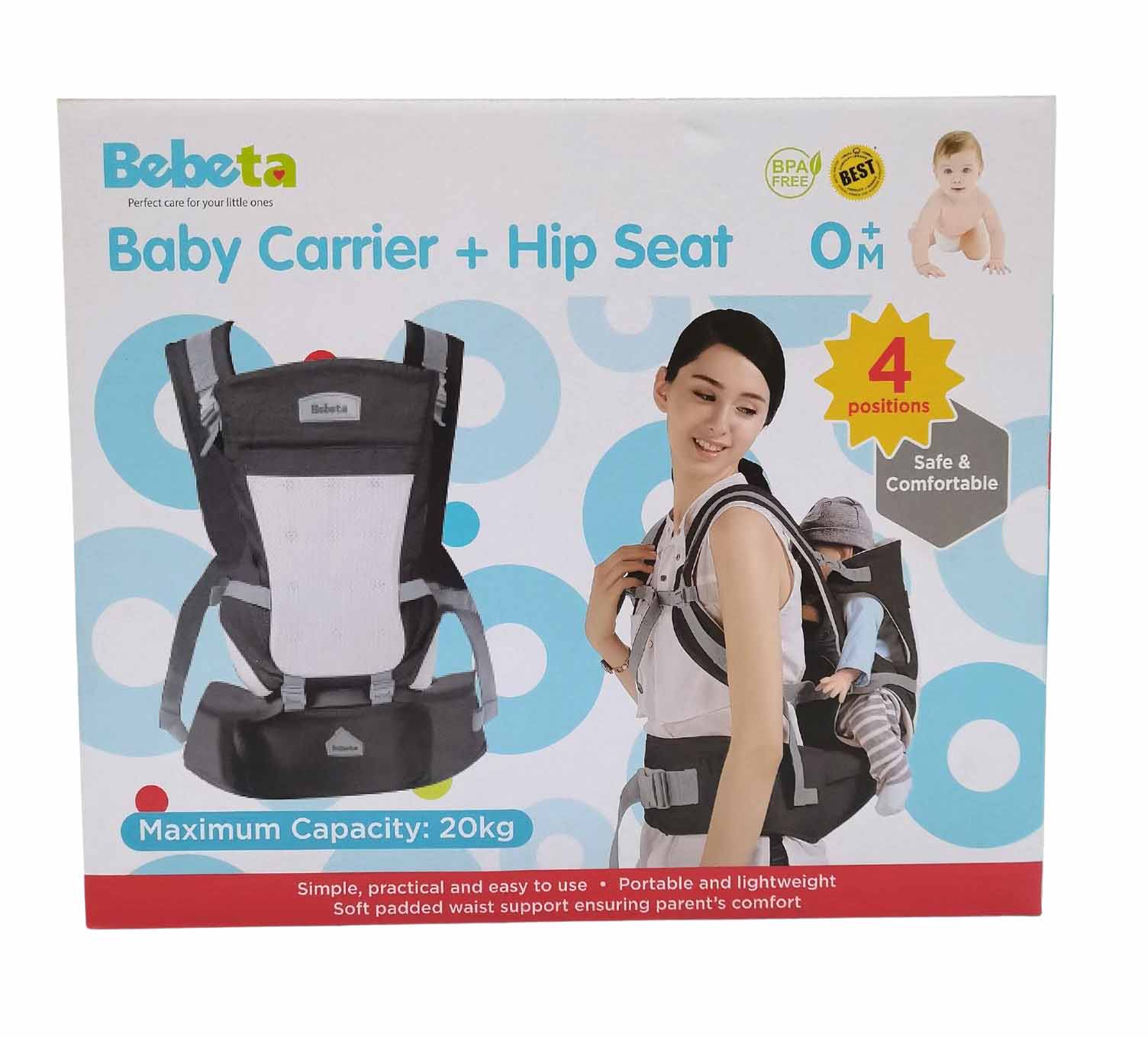 Baby safe store baby hip seat