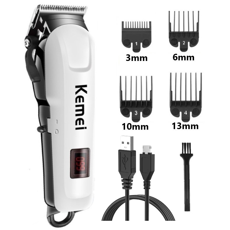 Kemei KMPG809A Electric Hair Clipper Hair Cut Professional Wireless Trimmer Clipper Machine