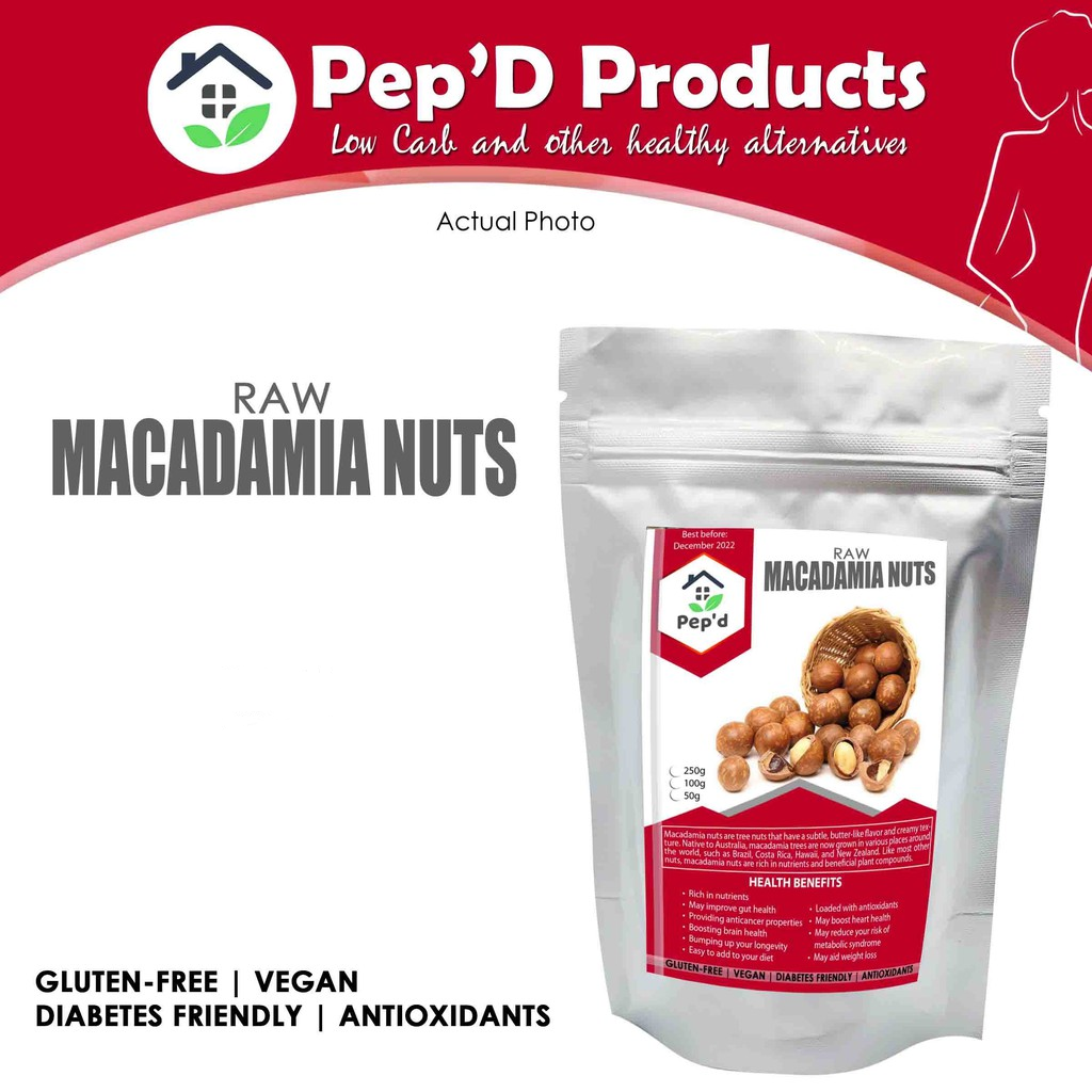 Raw Macadamia Nuts GlutenFree Keto Friendly Vegan Diabetes Friendly
