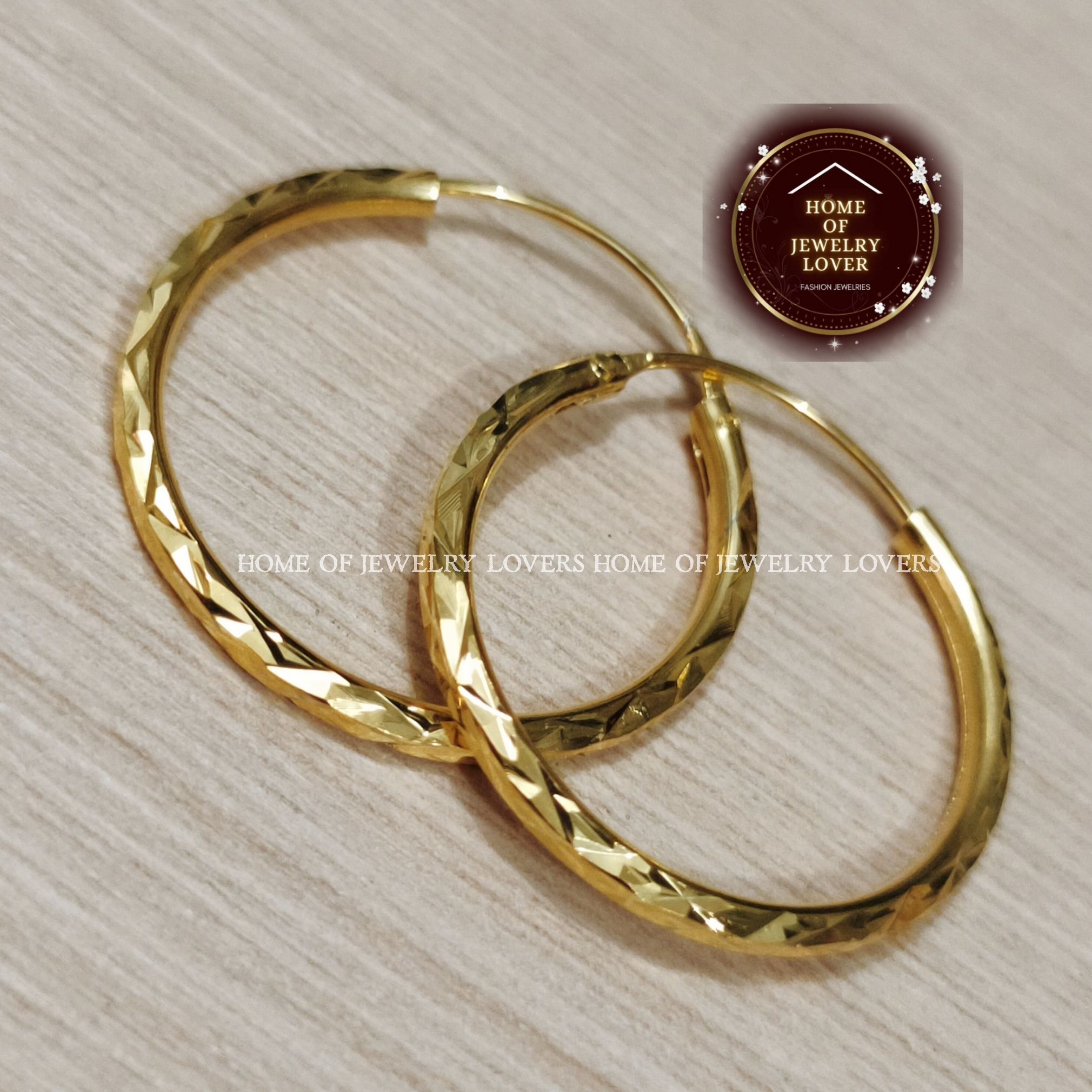 10k gold loop earrings | Lazada PH