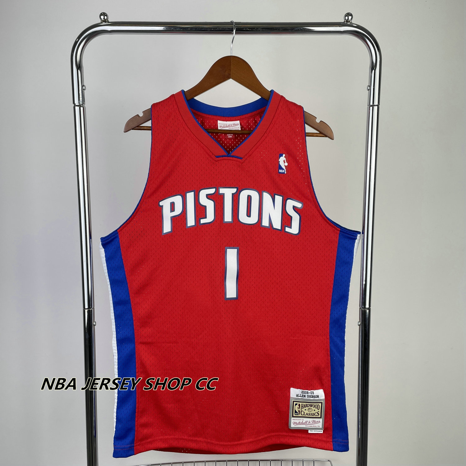 Mitchell&Ness】Men's New Original NBA Detroit Pistons #1 Allen