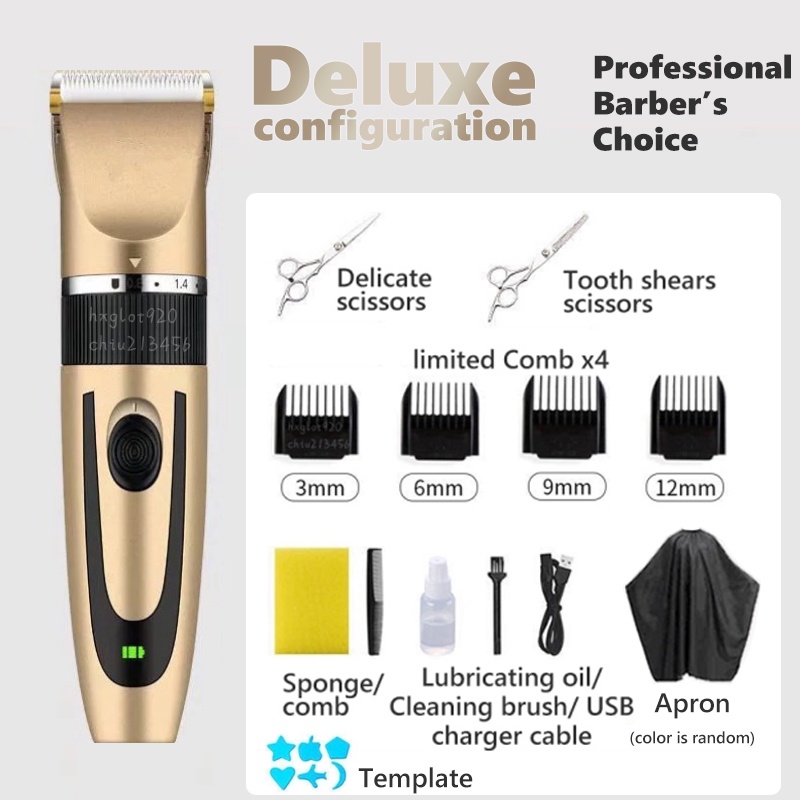 Immediate delivery Razor Hair Cut Rechargable Hair Clipper For Men Original Rasor Hair set