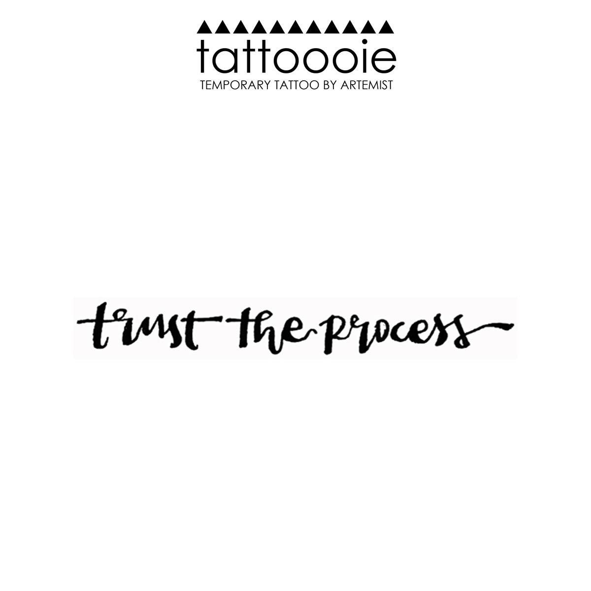 Trust The Process Tattoo  Tattoos Tattoo quotes Bicep tattoo women