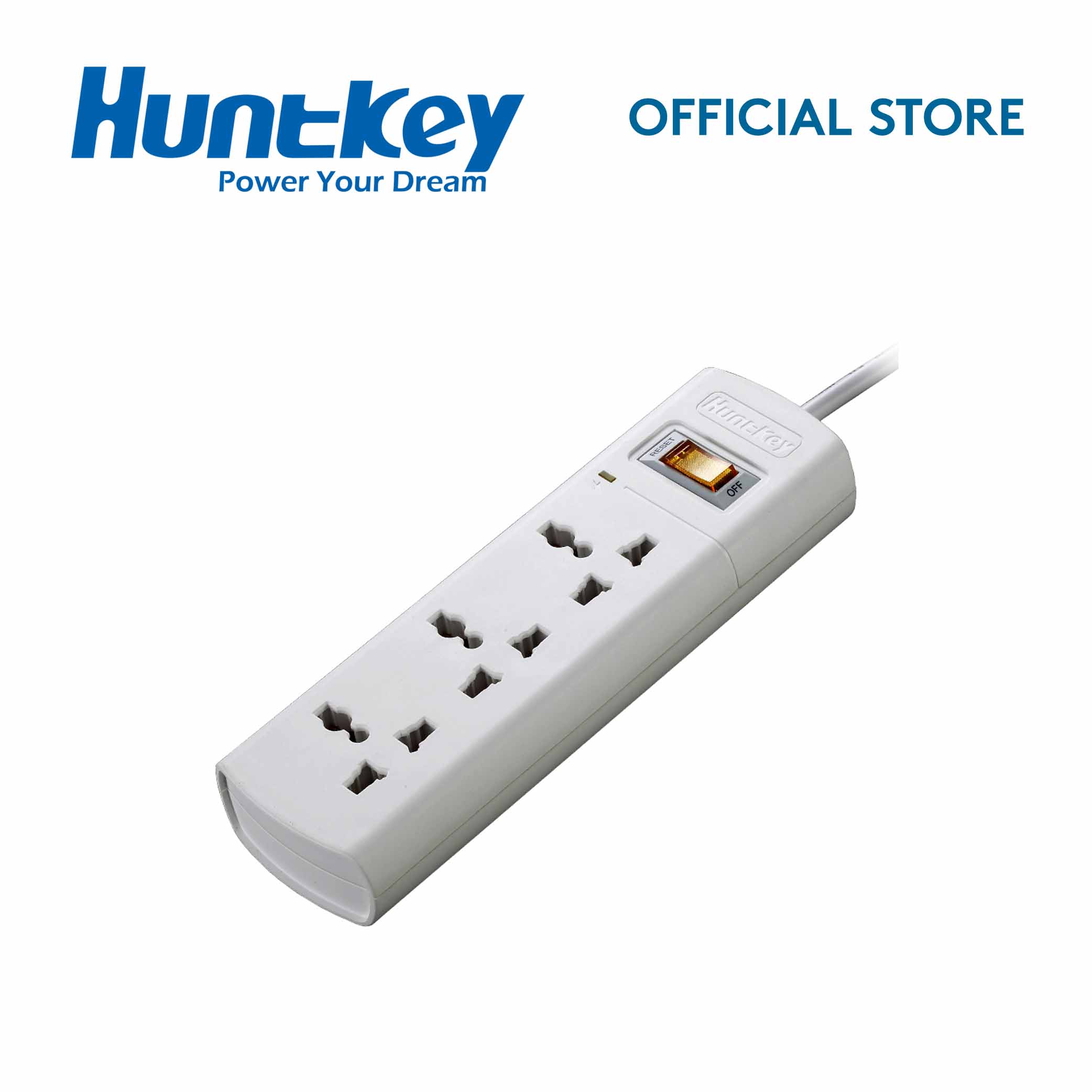 Huntkey SZM304 3 Socket Surge Protector Extension Cable