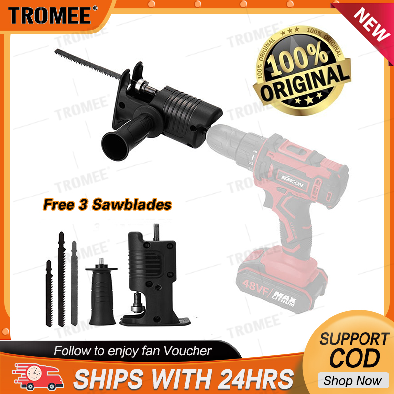 TROMEE Portable Reciprocating Saw Converter Modified Electric Drill