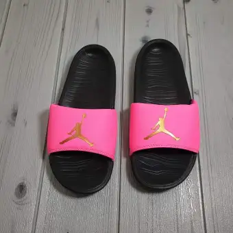 womens pink jordan slides