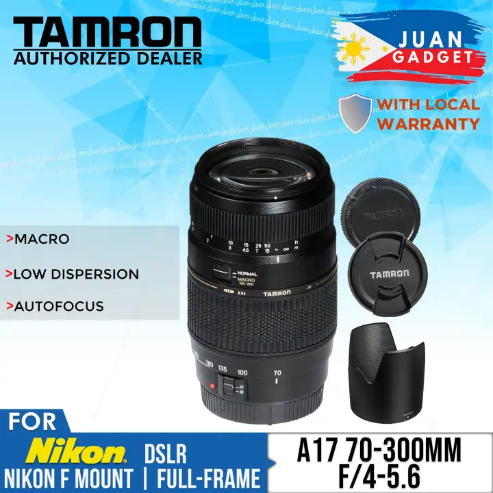 Tamron A17 Zoom Telephoto Af 70 300mm F 4 5 6 Di Ld Macro Lens For Nikon Lazada Ph