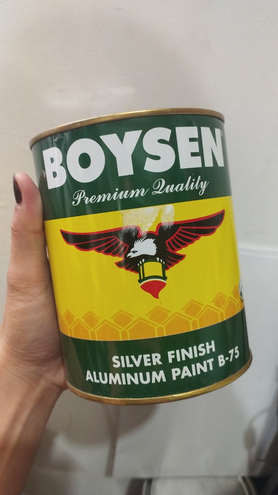 Boysen Silver Finish Aluminum / Aluminium Paint 1 Liter BS75 | Lazada PH