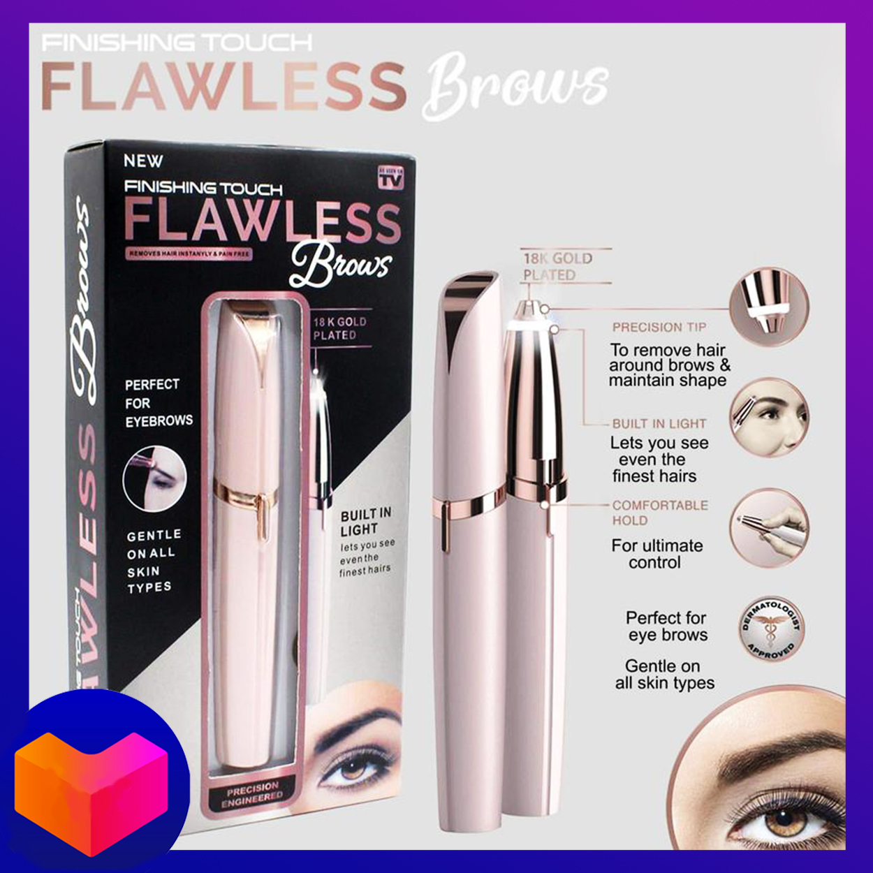 flawless brows battery