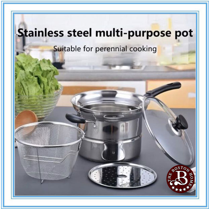 Boston Home Heavy Duty Korean Style 4pcs/set Multifunction Stainless