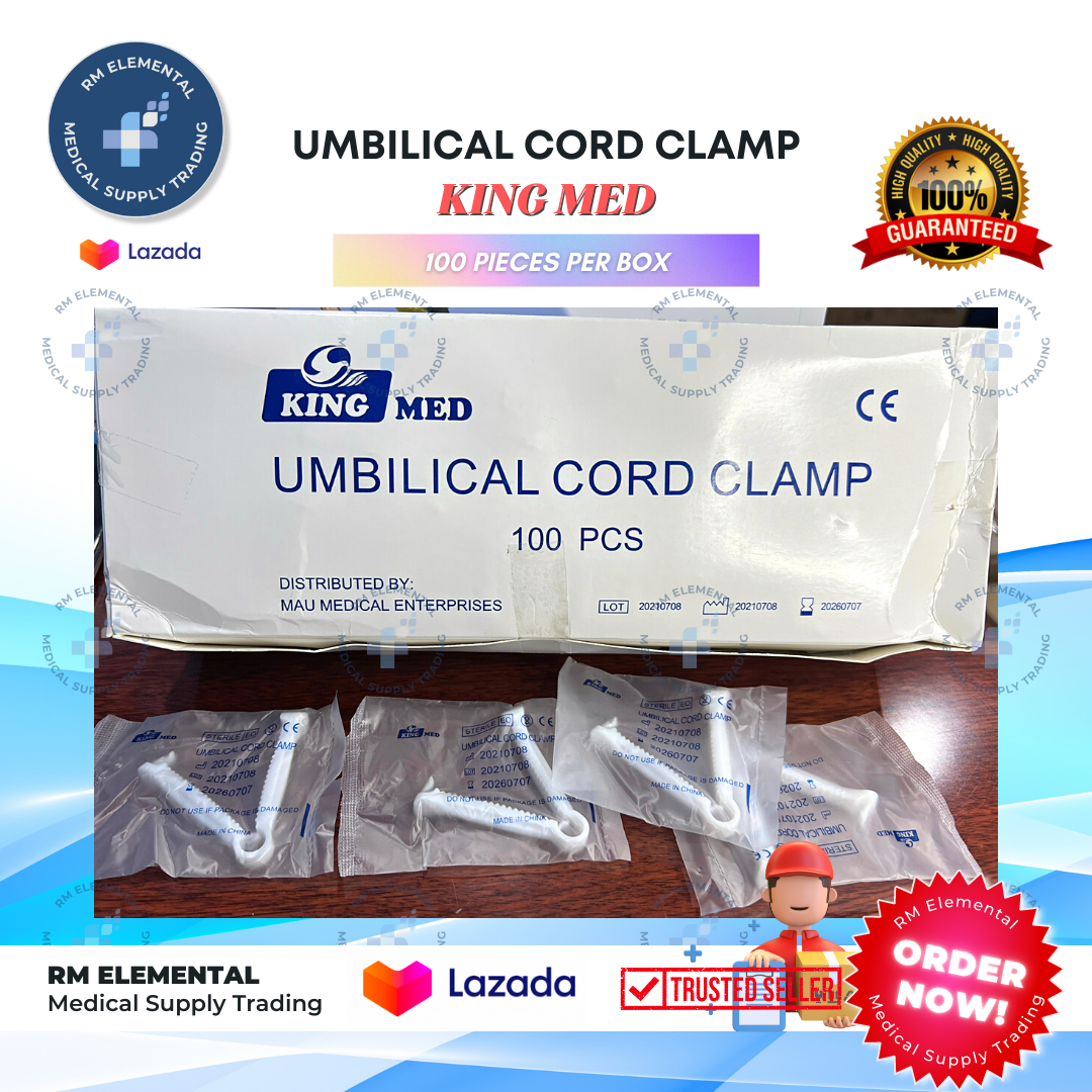 UMBILICAL CORD CLAMP BY KINGMED (sold per box) 100s Lazada PH