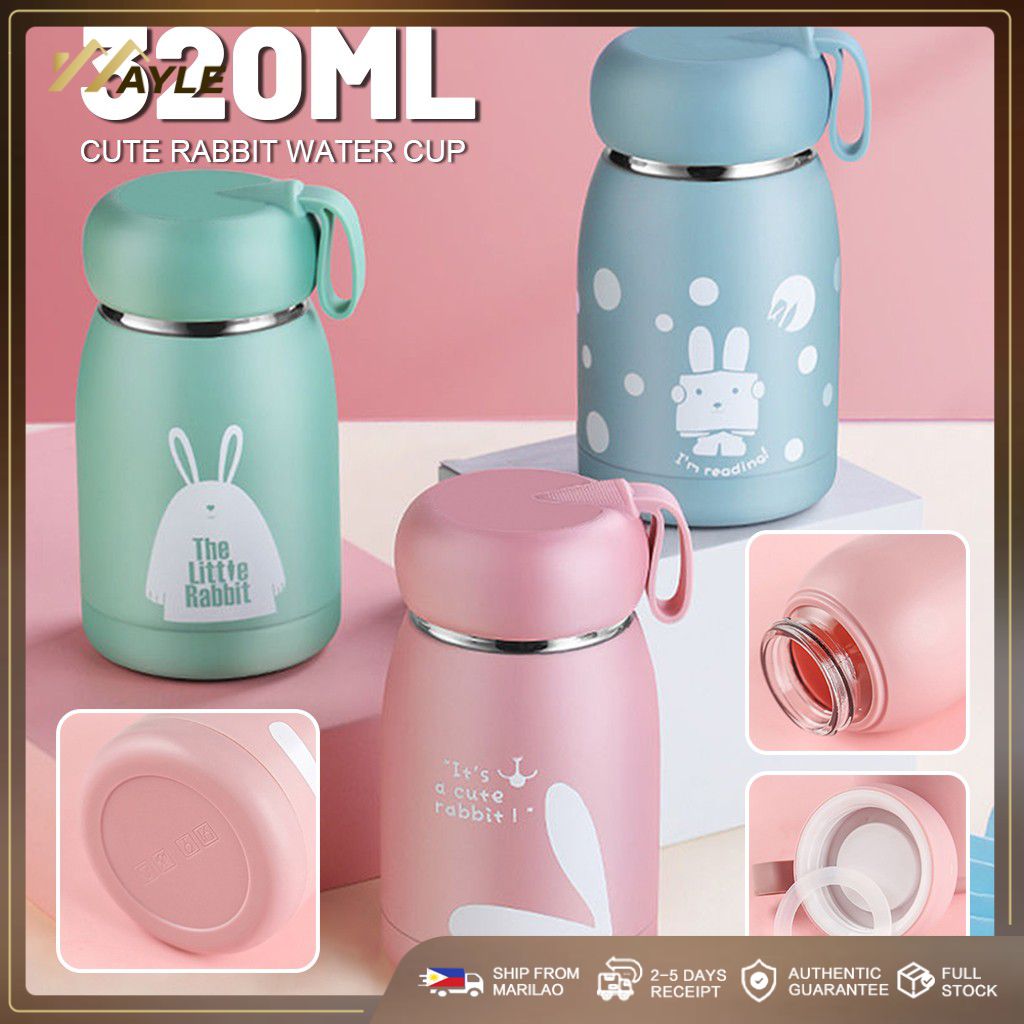 320ml Adorable Cup, Portable Stainless Steel Thermal Cup For Girls And  Kids, Coffee Mug