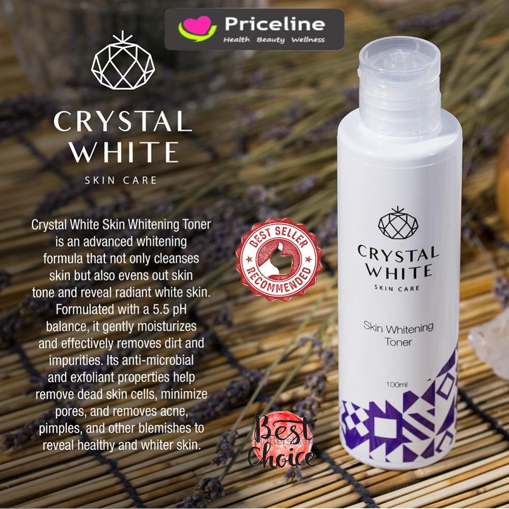 CRYSTAL WHITE Skin Whitening Toner 100ml | Lazada PH