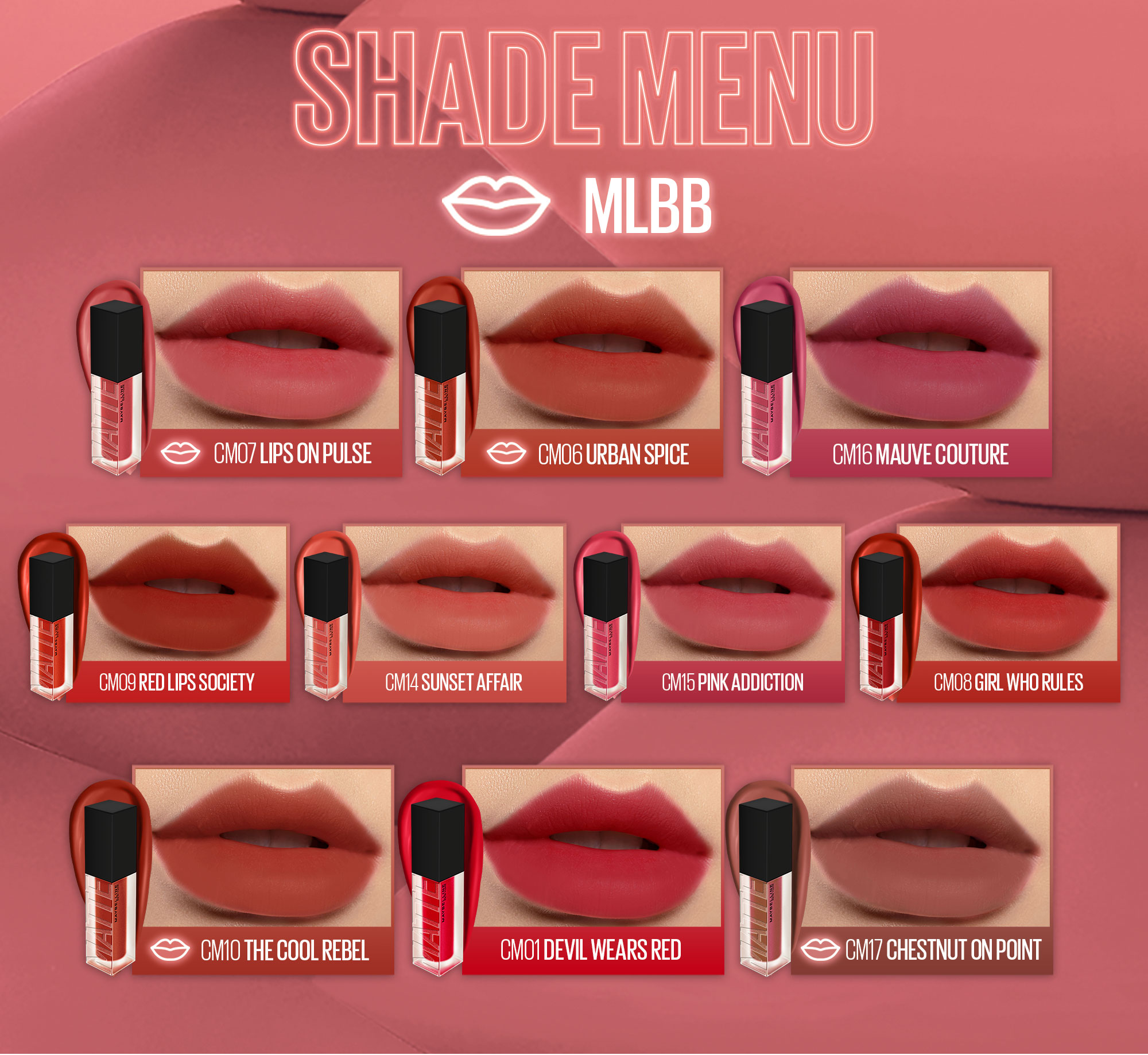 maybelline lip tint shade