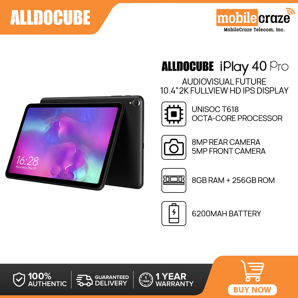 Alldocube iPlay 40 Pro Tablet | 8GB RAM + 256GB ROM | Unisoc T618