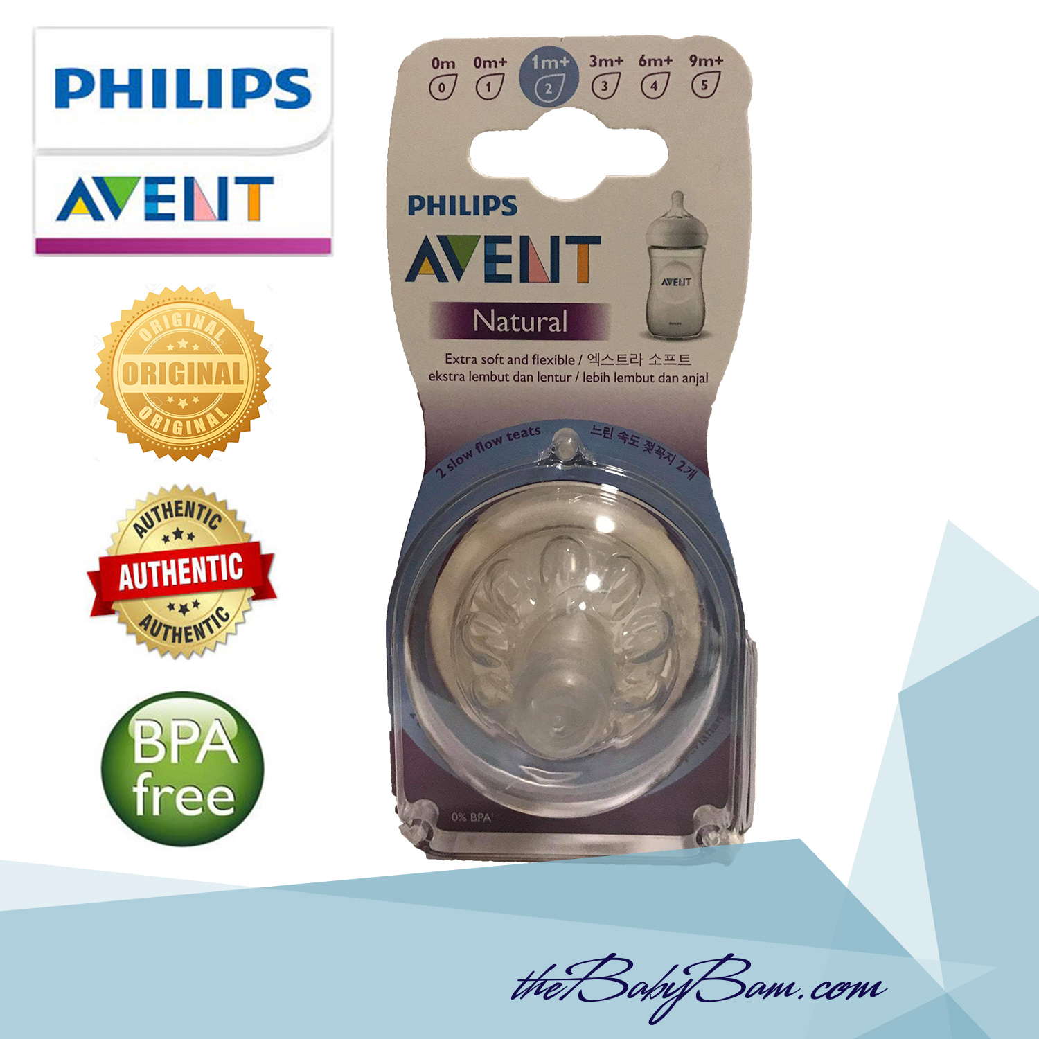 philips avent slow flow teat
