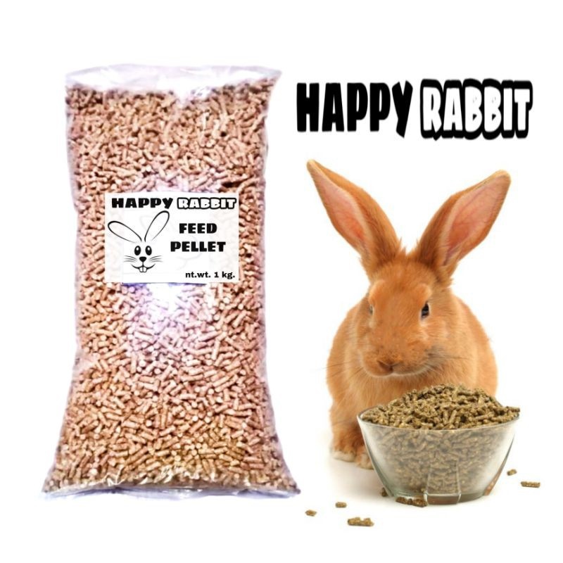 Happy Rabbit Food Pellet / Rabbit Pellet Feeds 1kg | Lazada PH