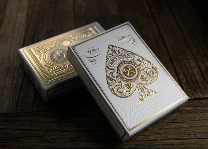 White Artisan playing cards by theory11 (card collectibles - baraha ...