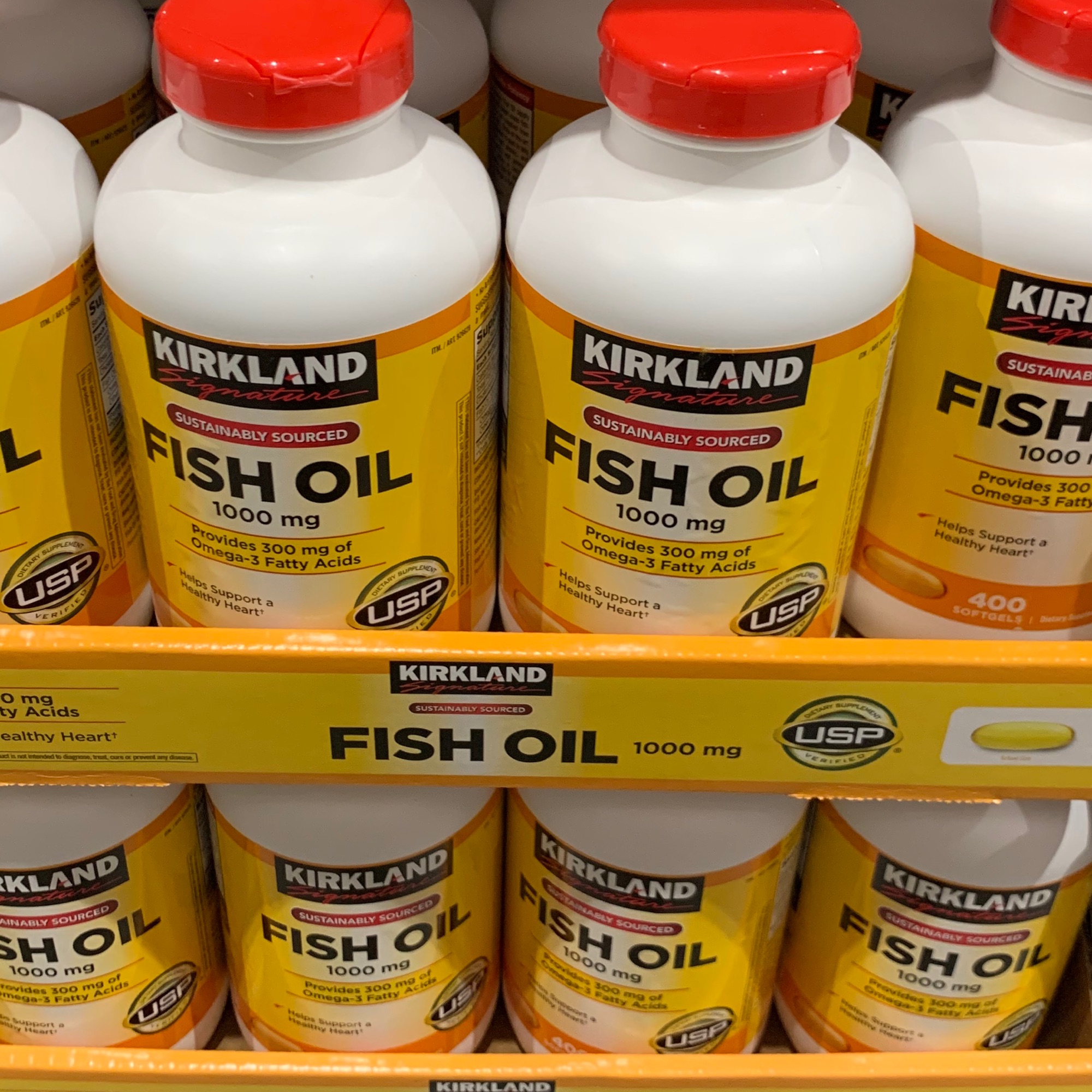 Kirkland Signature Fish Oil - 1,000 mg - 400 Softgels 
