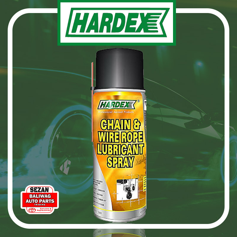 HARDEX CHAIN AND WIRE ROPE LUBRICANT SPRAY 400 ML HD500 Lazada PH