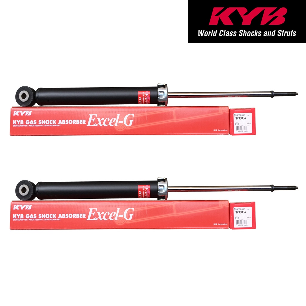 KYB KAYABA ExcelG Shock Absorber Rear for Toyota Wigo 2012 2020 Set
