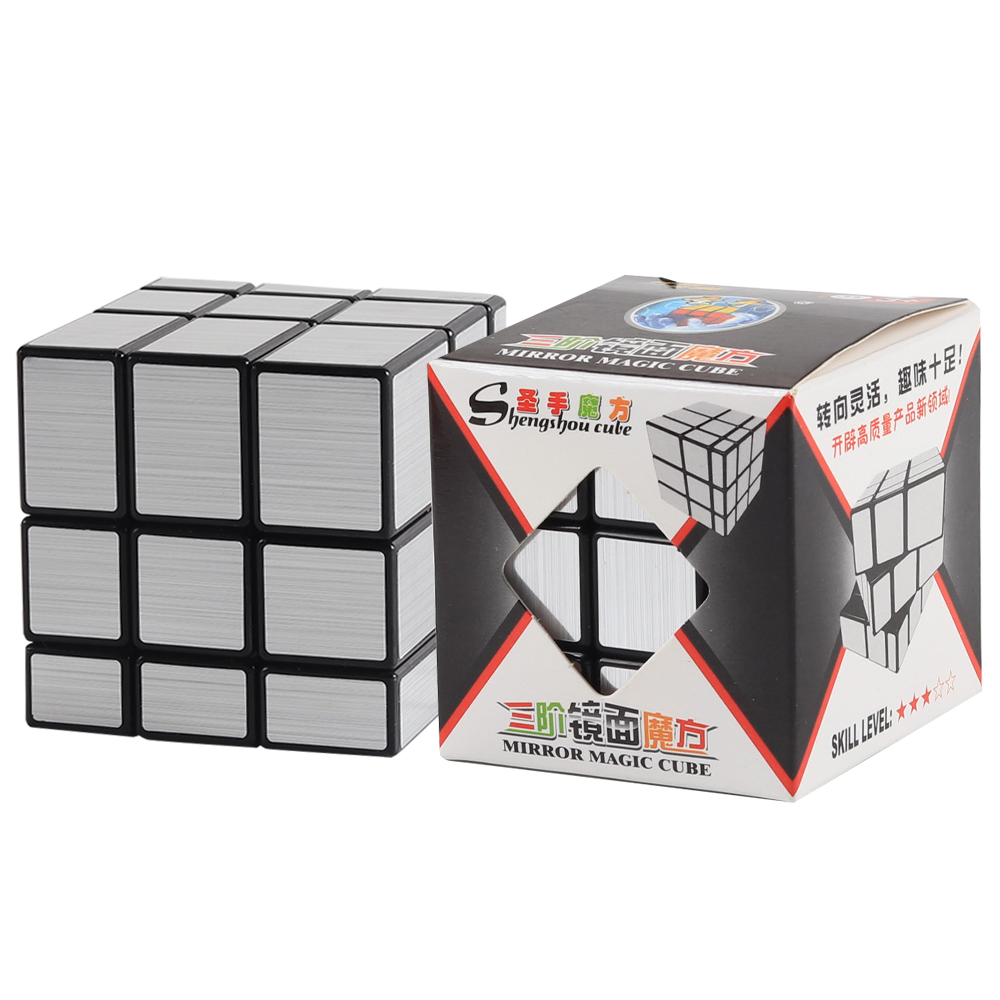 SENGSO magic cube Alien Series Mirror Magic Cube Educational Toys Children Puzzle Toys 2x2 3x3 Designated for competition magnetic force Rubik Cube High-quality kid toys Rubics Cube