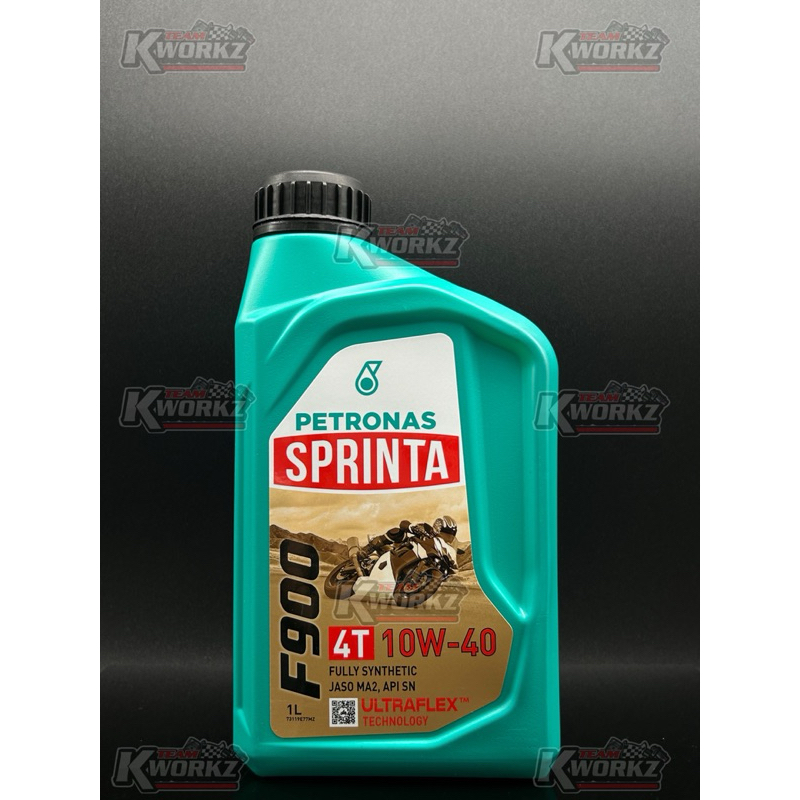 PETRONAS Sprinta F900 10W-40 Fully Synthetic Engine Oil Engineered