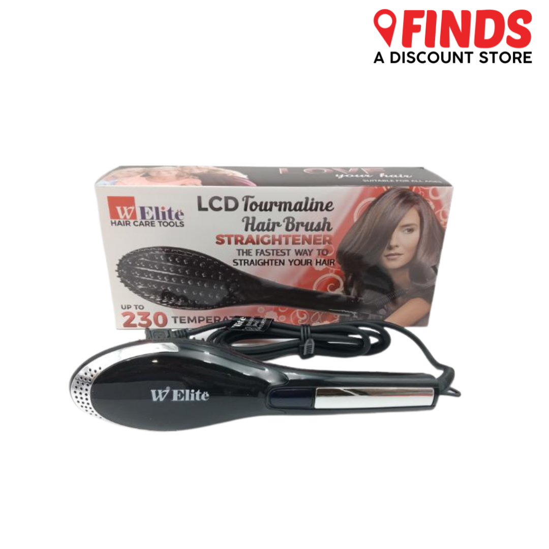 W Elite Tourmaline Hair Iron W Elite LCD Tourmaline Hair Brush