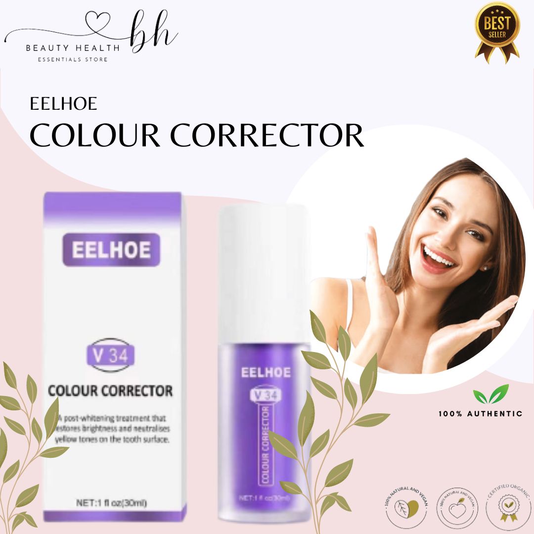 AUTHENTIC 30ML Eelhoe Teeth Whitening Toothpaste Colour Corrector Foam