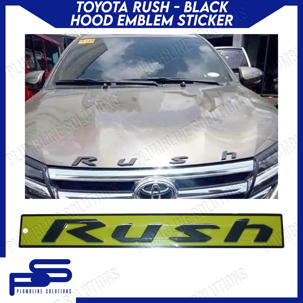 Car Hood Emblem For Toyota Cars TOYOTA INNOVA / AVANZA / RUSH Decals ...