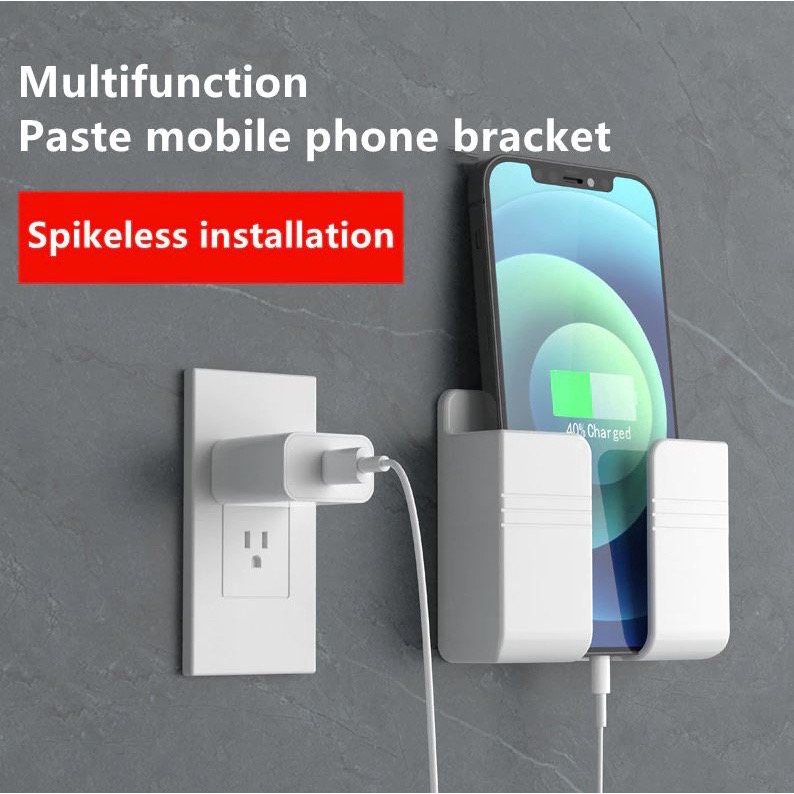 Wall Mounted Hanging Remote Control Holder Organizer Mobile Phone