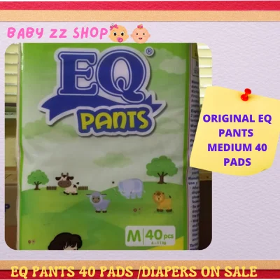 DIAPER ON SALE EQ PANTS Medium 40 pads/ 6-11 kilograms/ Super fast delivery/ Diaper for babies on sale/ Affordable Baby Diapers