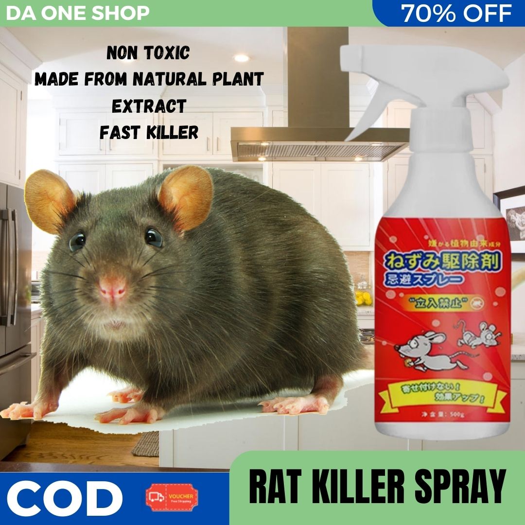 AUTHENTIC RAT REPELLENT SPRAY Spray Mouse Trap Rodent Repellent Easy To