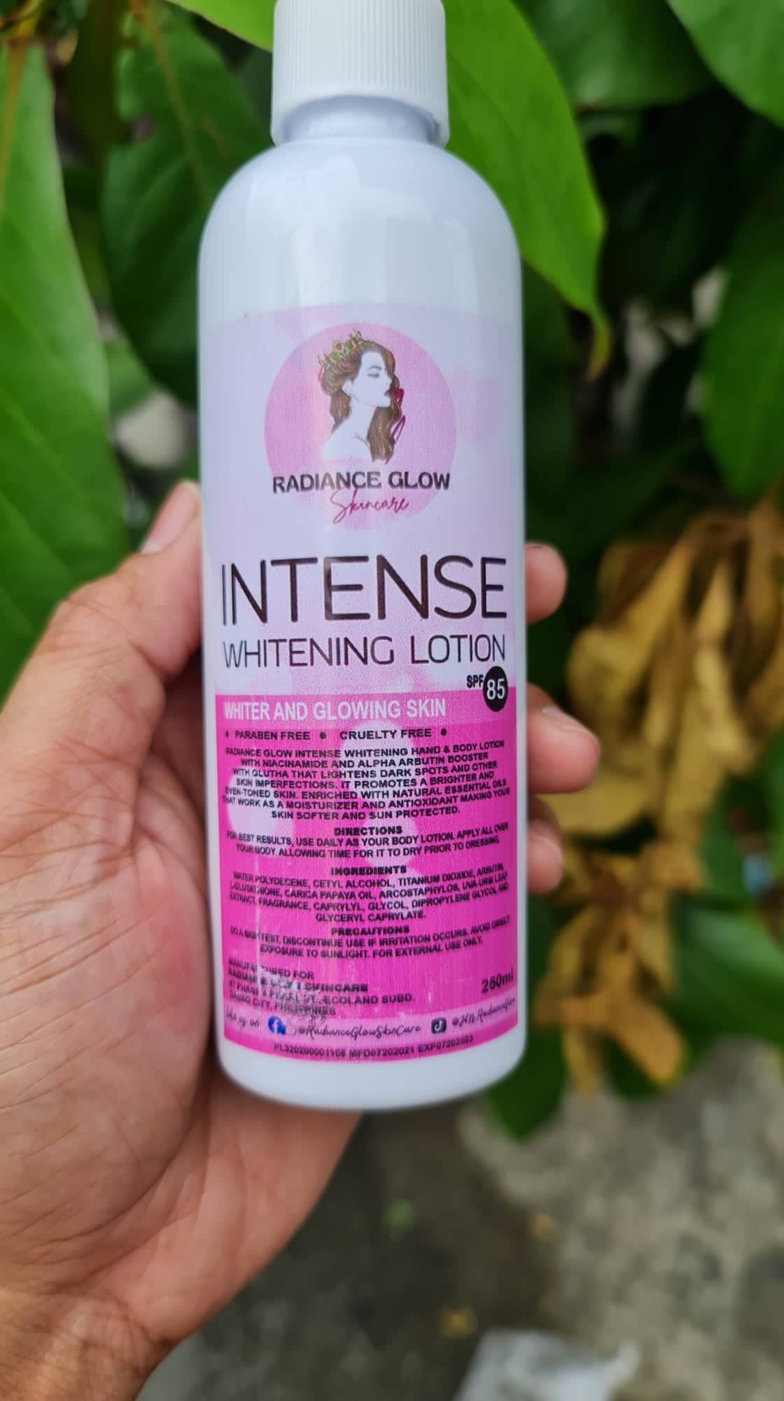 RADIANCE GLOW INTENSE WHITENING LOTION SPF88 (250ML) Lazada PH