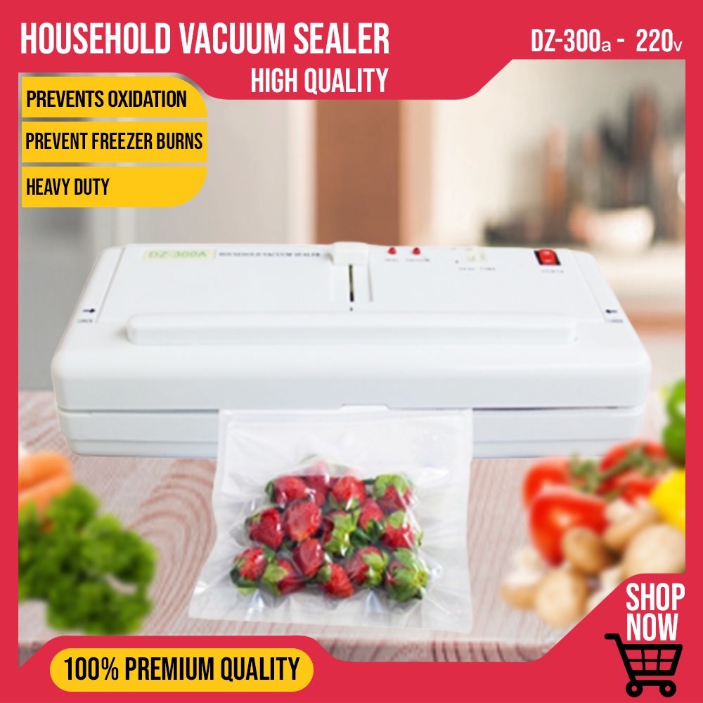 Vacuum Sealer Household High Quality Machine DZ300a 220v Heavy Duty Sealer Machine Lazada PH