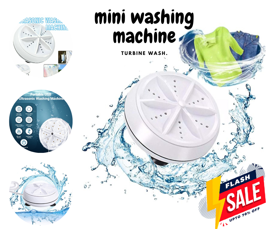 portable washing machine turbine