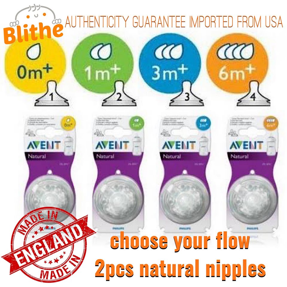 philips avent nipples size 4