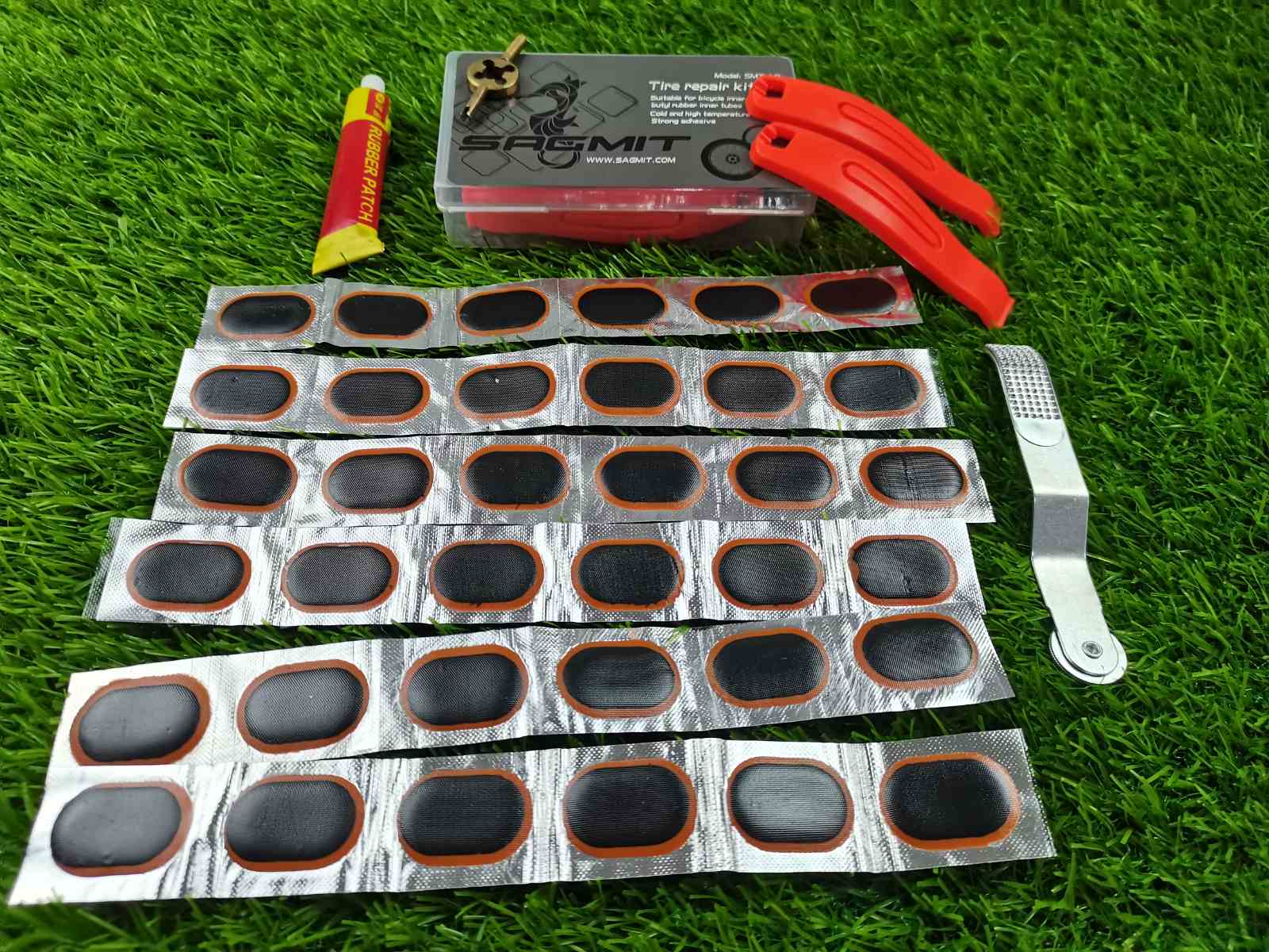 [GBBS] Sagmit SMT10 TPK11 Bicycle Patch Kit Tire Repair Kit Glueless