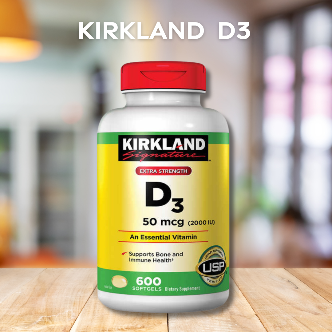 Kirkland Signature Extra Strength D3 50 mcg., 600 Softgels