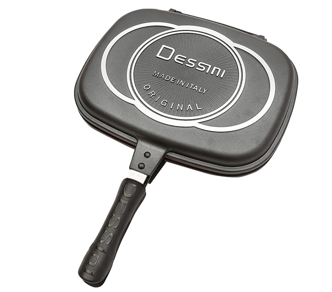 Grill Pan Dessini Double Grill Pan 32cm Keimav Non-Stick Cookware