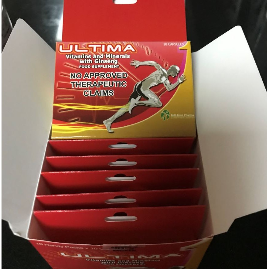 ULTIMA Vitamins and Minerals with Ginseng (100 caps/box) Lazada PH