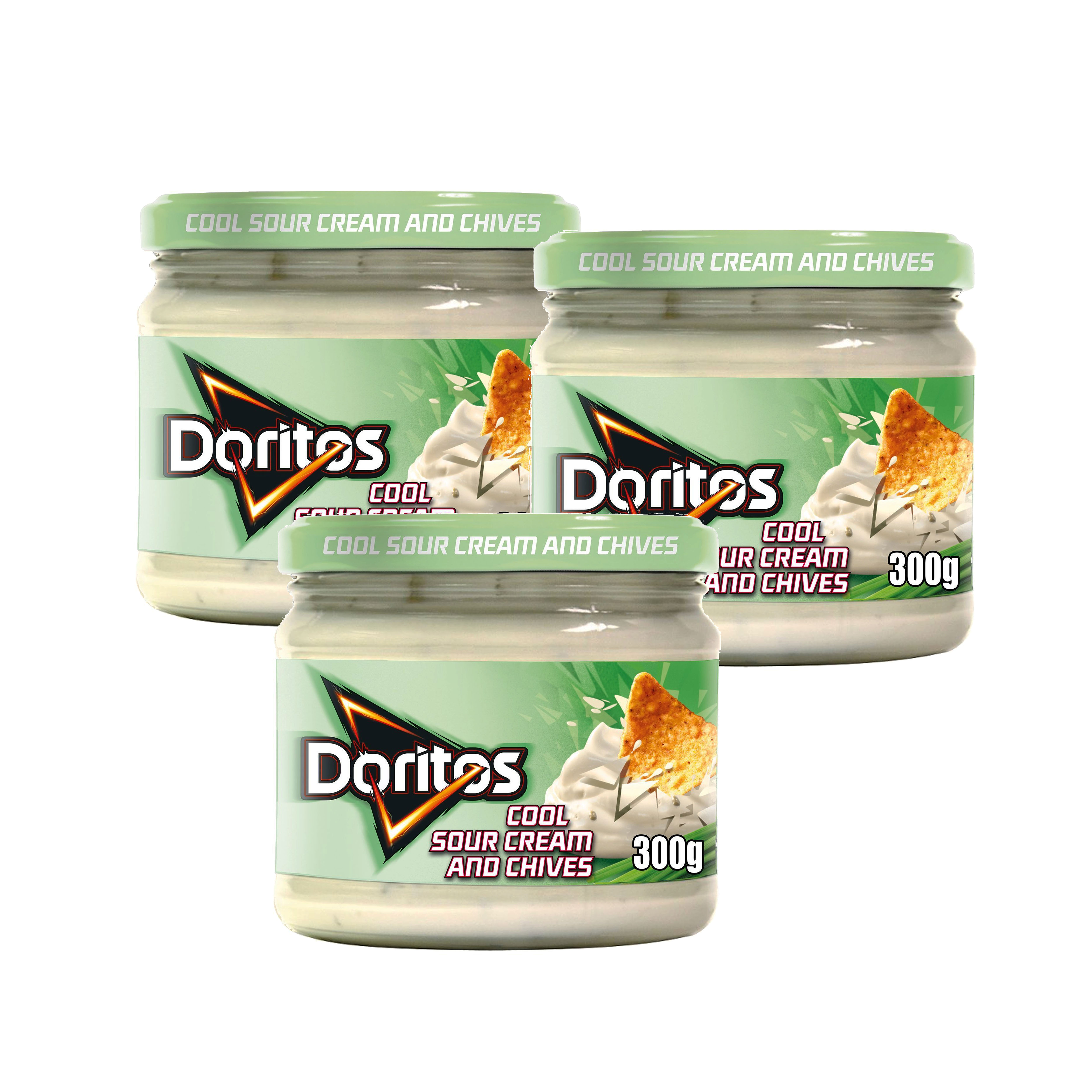 Doritos Sour Cream & Chive Dip 3pcs (300g Per Pc) 