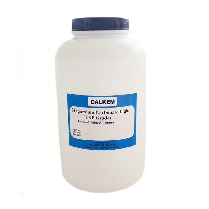 Dalkem Magnesium Carbonate Light Powder USP Grade Gross Weight 500