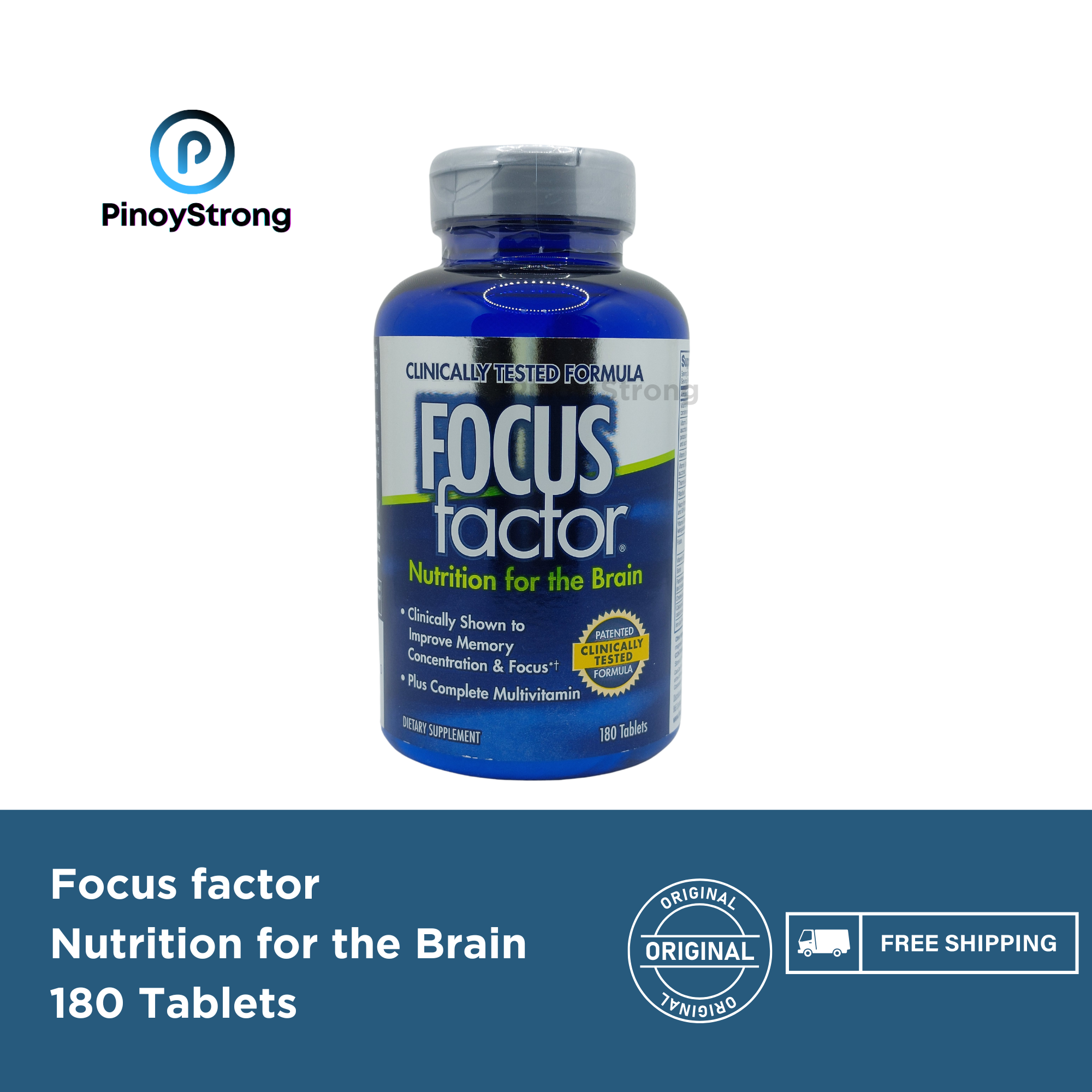 FOCUSfactor Nutrition for the Brain Dietary Supplement, 180