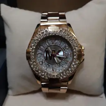 mk iced out watch