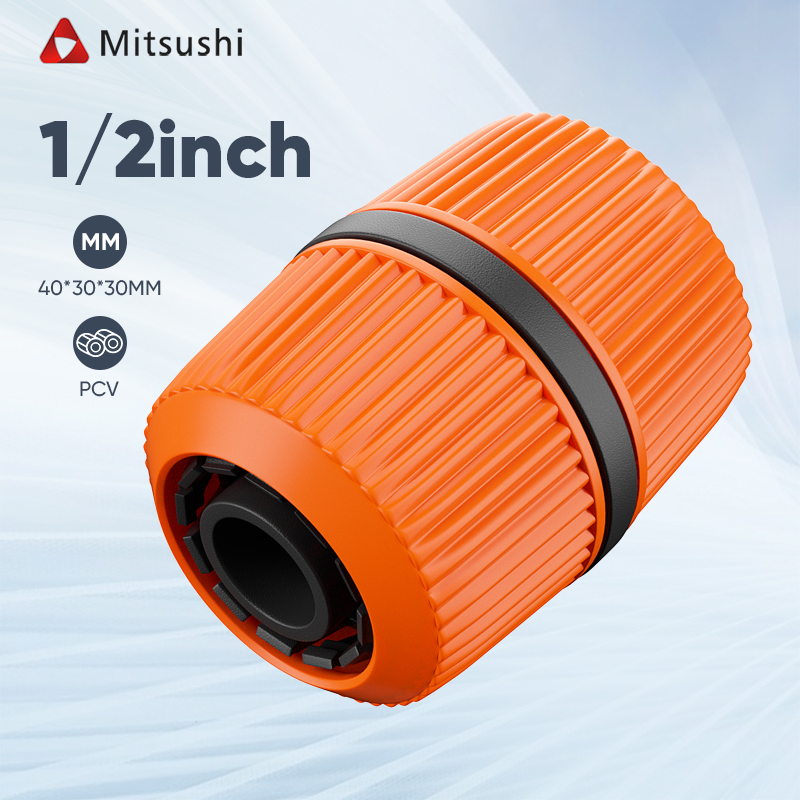 Mitsushi 3pcs 1/2" Water Hose Connector Quick Connectors Garden Tap
